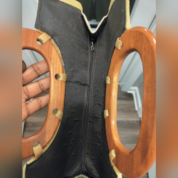 Bamboo Style Purse - Picture 3 of 5